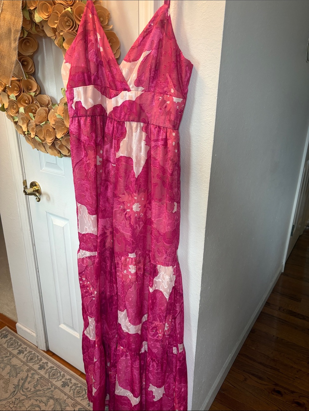 Slate & Willow Pink Floral Jumpsuit